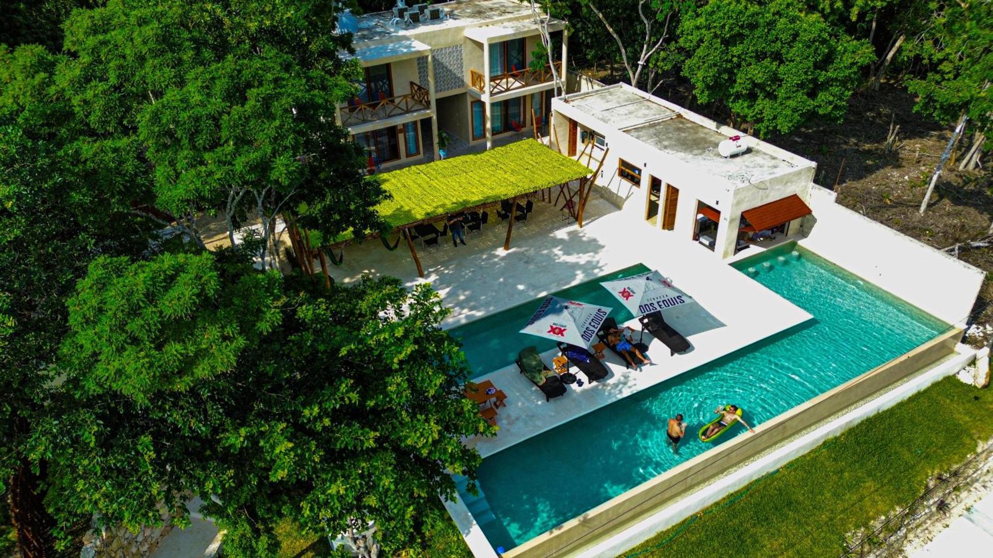 Hotel & Eco Cabanas Azul Maria Bacalar Exterior foto